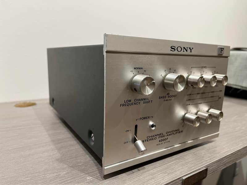 Sony TA-4300F Channel Dividing Stereo Preamplifier | Reverb
