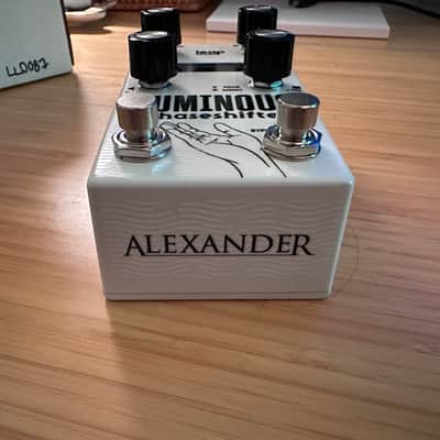 Alexander Pedals Luminous Phaseshifter 2023 - Present - White / Glow-In-The-Dark image 6