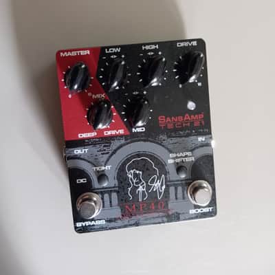 Tech 21 MP40 Limited Edition Geddy Lee Signature SansAmp Bass Drive 2022 - Black / Red image 6