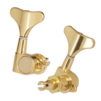 1 Set Gold Bass Guitar Tuners Machine Heads Tuning Pegs 3R2L image 5
