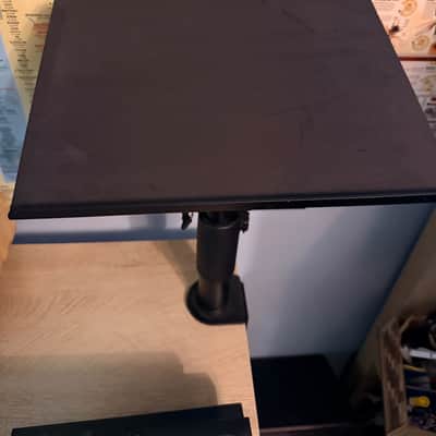 OUKMIC Studio Monitor Speaker Stand Desk Clamp Mount with Adjustable of Height and Tilt of Tray - Single Set Heavy Duty image 2