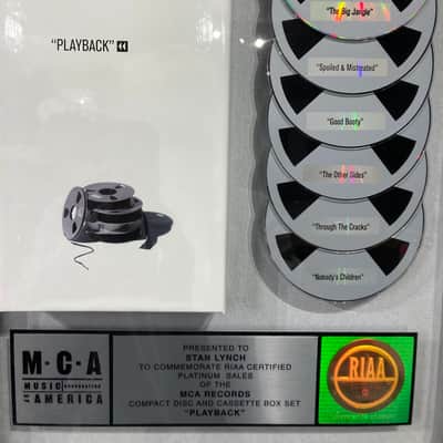 Stan Lynch Tom Petty and The Heartbreakers, RIAA, "Playback" Box Set, Platinum Record (#34) image 5