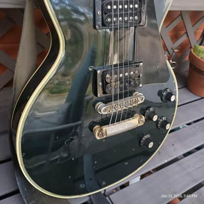 Aria LC-500 Les Paul Custom 1976 - Black/Ebony image 9
