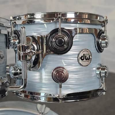 Used DW Collectors VLT 333 Maple 7pc Drum Set Pale Blue Oyster - Very Good image 4