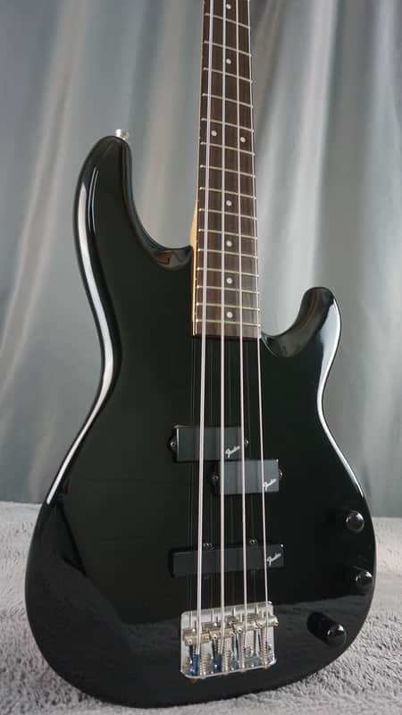 Squier PJ Bass - Black Japan image 1