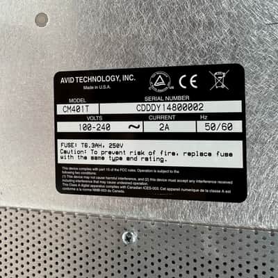 Avid CM401T Master Control Module w/ Configuration Interface image 10