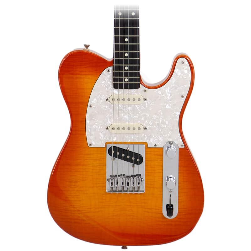Fender '90s Telecaster Deluxe Foto Flame Made In Japan image 3