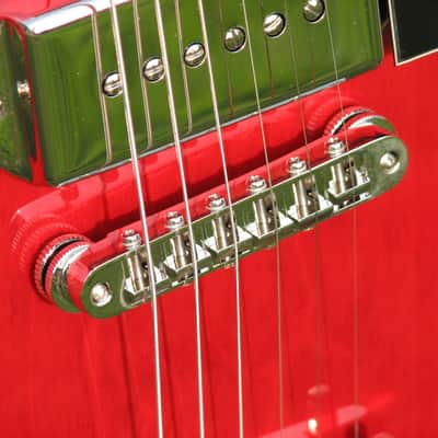Epiphone Casino Coupe - Cherry Red - Gotoh Bridge - Black Pickguard and Knobs - Upgrades! image 16