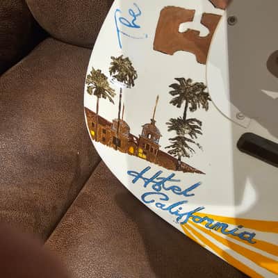 Custom Hand painted guitar Body-album cover art - one of a kind Stratocaster 2000's - Gloss image 4