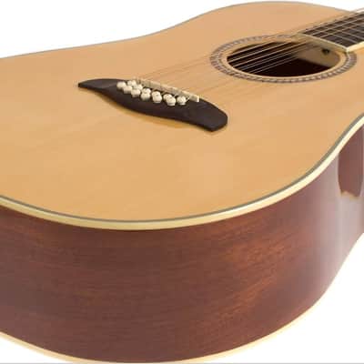 Oscar Schmidt OD312 Dreadnought Select Spruce Top Mahogany Neck 6-String Acoustic Guitar image 4