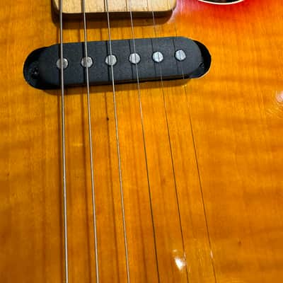 Johnny Reb Telecaster Style  - Cherry Sunburst - Semi-Hollow Body - Near Mint! image 3