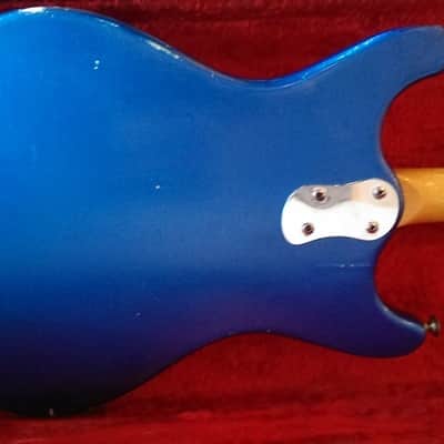 Mosrite Mark V Ventures  1966 Blue Sparkle image 8