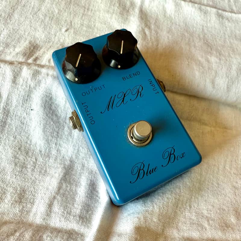 MXR Blue Box Octave Fuzz 1975 - Script Logo original vintage USA image 1
