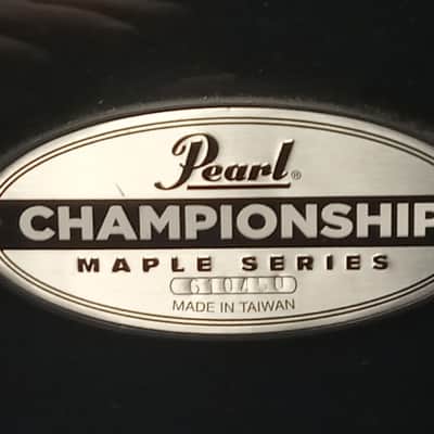 Pearl Championship Maple Series 20" Marching Bass Drum serial 610450 - Black image 4