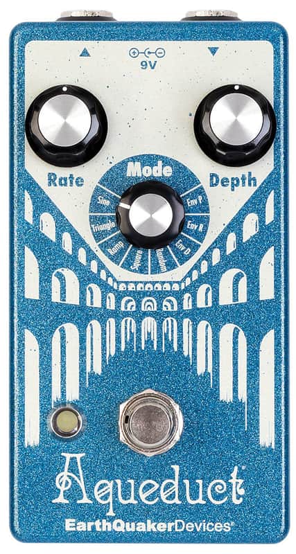 EarthQuaker Aqueduct Vibrato Effect Pedal, Eight Modulation Modes, True Bypass image 1