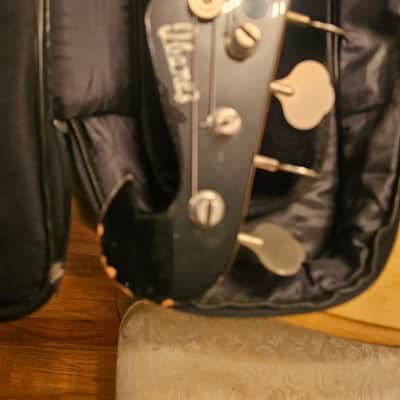1978 Ibanez 2609B Professional Black Eagle Double Cutaway 4-String Bass with Maple Fretboard - Black image 18