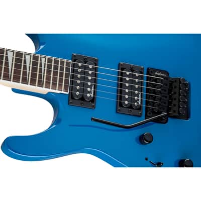 Mint Jackson JS Series Dinky Arch Top JS32 DKA Left-Handed Electric Guitar - Bright Blue image 4