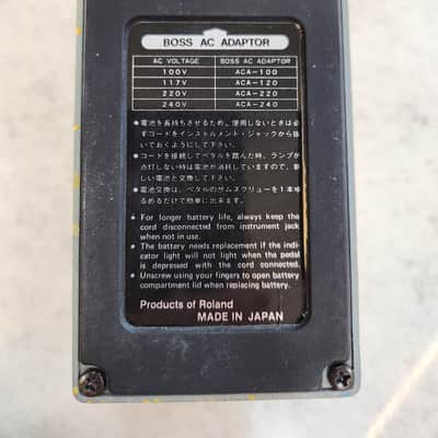 Boss OD-1 Over Drive (Black Label) 1977 - 1985 - Yellow image 11