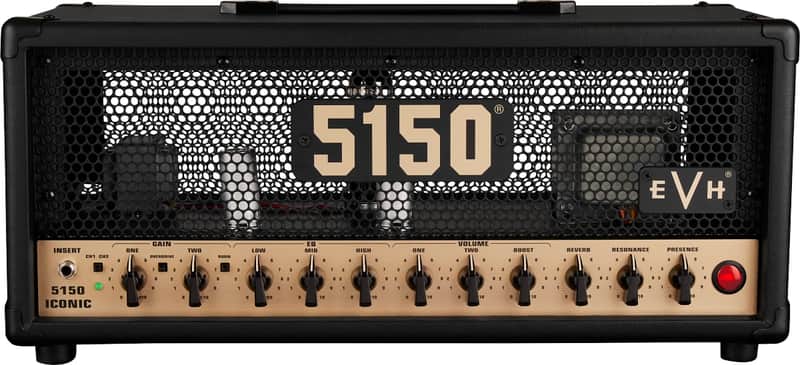 EVH 5150® Iconic® Series 15W EL34 Head, Black image 1