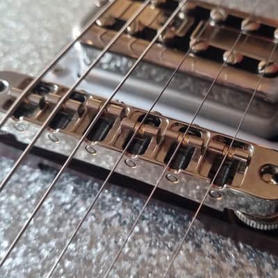 Gretsch G6129T-89 Vintage Select '89 Sparkle Jet with Bigsby 2021 - Present - Silver Sparkle image 5