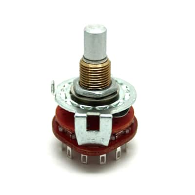 ALPHA ROTARY SWITCH 1 POLE 12 POSITIONS ES-345 GUITAR OR VARITONE FILTER CIRCUIT imagen 2