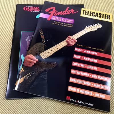 Guitar Book Lot Fender Guitar Classics Telecaster Volume One & Guitar Mehtod By Will Schmid image 1