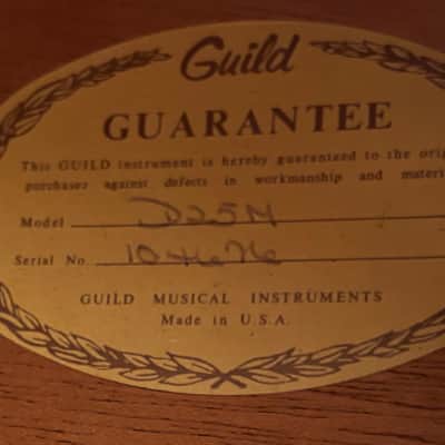 Vintage Guild D-25M 1974 Acoustic Guitar image 3