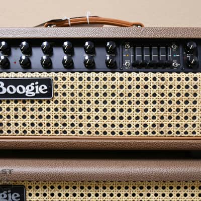 Mesa Boogie Mark V: 35 Amp Head, Matching 1x12 Widebody Cabinet - Cocoa with Wicker Grill image 3