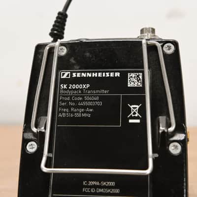Sennheiser SK 2000XP Wireless Belt Pack Transmitter 516-558 MHz CG015BA image 5