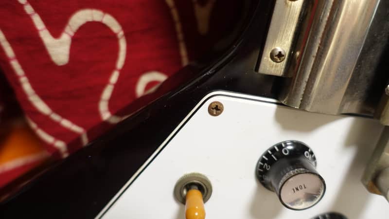 Rare!】 1981 Greco FV-800 Lyre Tremolo Super Real Flying V Type