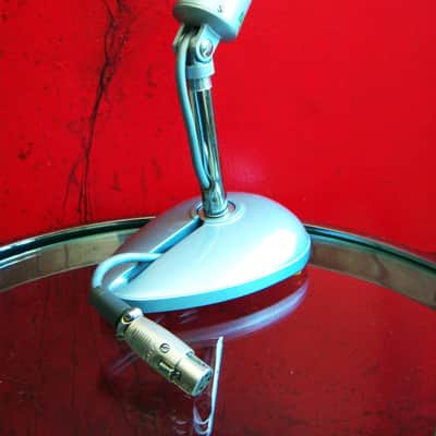 Vintage 1960's Altec 660B dynamic microphone "Salt Shaker" w period stand & cable Hi Z PROP 633A image 6