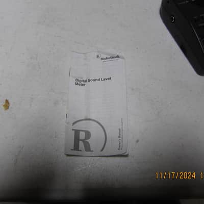 radio shack digital sound level meter image 7