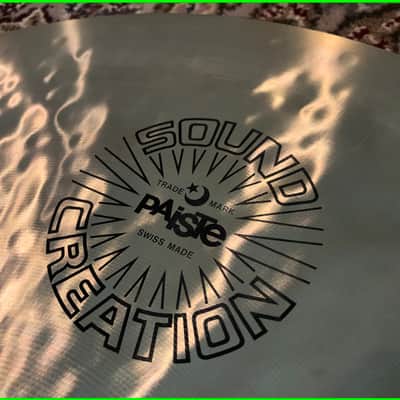 Paiste Vault Release 0047: Sound Creation 18" Dark Flatride Flat Ride from 1985 IMMACULATE COLLECTOR GRADE NOS Mint Formula 602 alloy gem! image 6