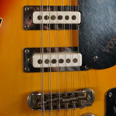 Vox Mark XII Acoustic 1966 - Sunburst 12-String Electric Guitar image 8