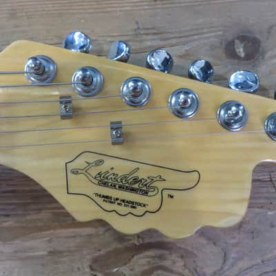 Vintage Lindert Thumbs Up Electric Guitar Made In USA Very Rare image 2