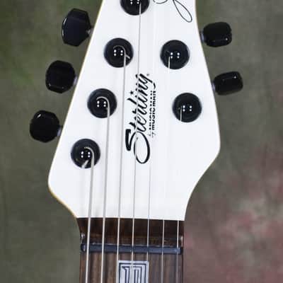 Sterling by Music Man JP70D John Petrucci 7 String Pearl White SBMM Electric Guitar image 4