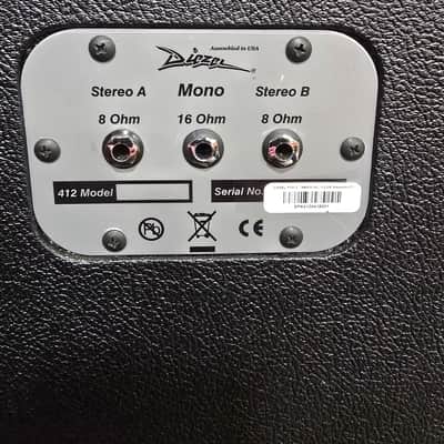 Diezel 412-FV Front-Loaded 240-Watt 4x12" Guitar Speaker Cabinet 2010s - Black image 6