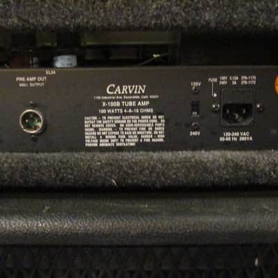 Carvin X100-B  100 Watt Tube Amplifier Head image 7