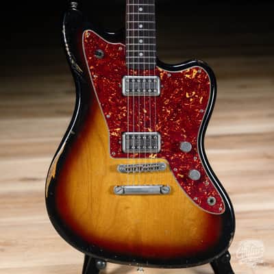 Fano JM6 Alt de Facto LollarTron Humbucker Guitar w/ Gigbag – 3-Tone Sunburst image 2