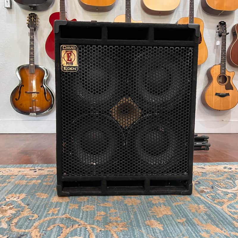 Eden Amplification D410XLT 4x10" 700-Watt 8 Ohm Bass Cabinet 2010s - Black image 1