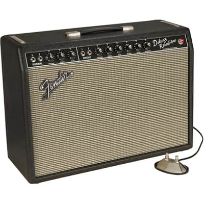 Fender '64 Custom Deluxe Reverb 20-watt 1x12" Tube Guitar Amplifier Combo image 1