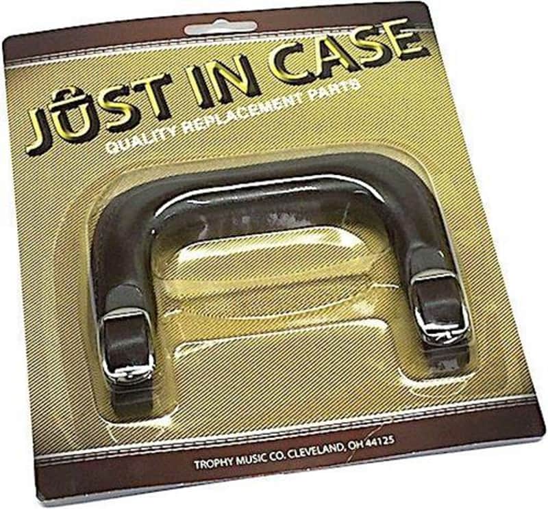 Grover Leather Buckle Handle, Black image 1