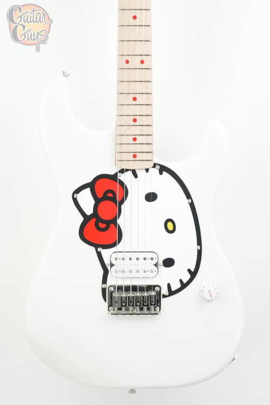 Squier Hello Kitty Stratocaster White image 1