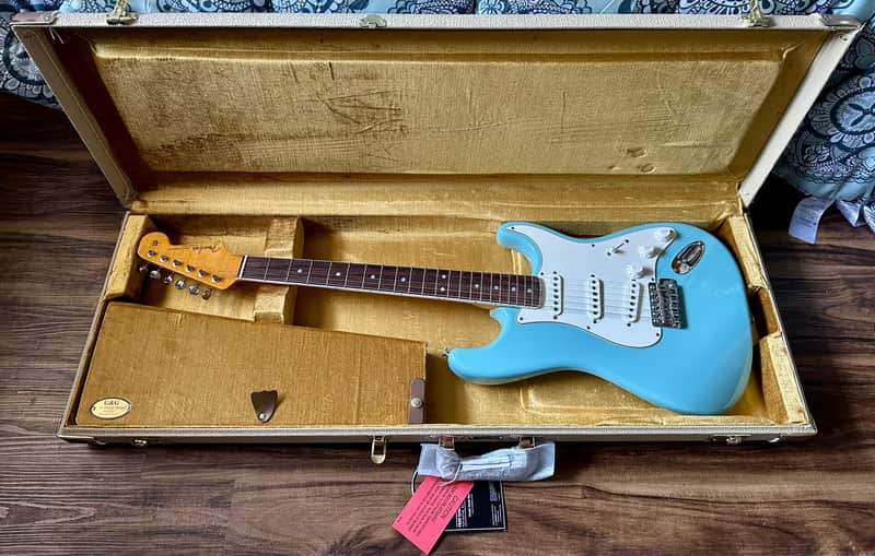 2024 Fender Eric Johnson Rosewood Stratocaster Tropical Turquoise image 1