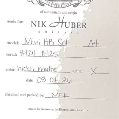 Nik Huber Guitars Adam Miller Signature Exceptional Top - Natural #65373 image 18