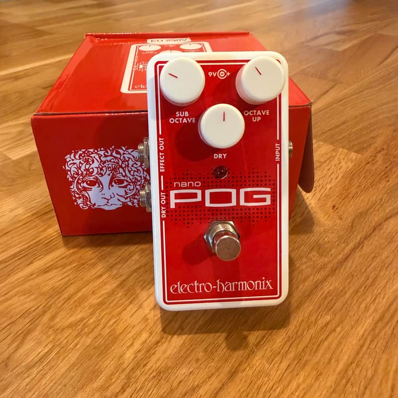 Electro-Harmonix Nano POG Polyphonic Octave Generator 2015 - Present - Red / White image 1