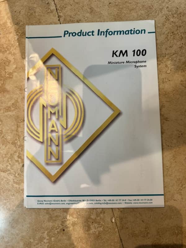 neumann akg Beyer Microphone documentation lot neumann akg Beyer Microphone documentation lot image 1