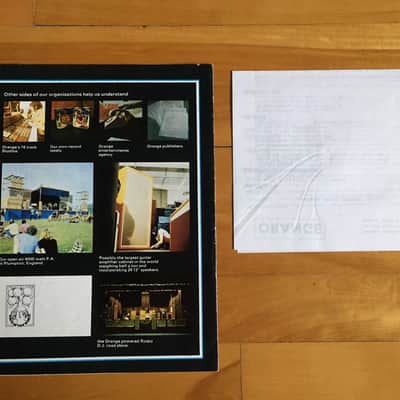 1969-1979 Orange Amps Voice of the World Super Rare Catalogue + Pricelist image 4