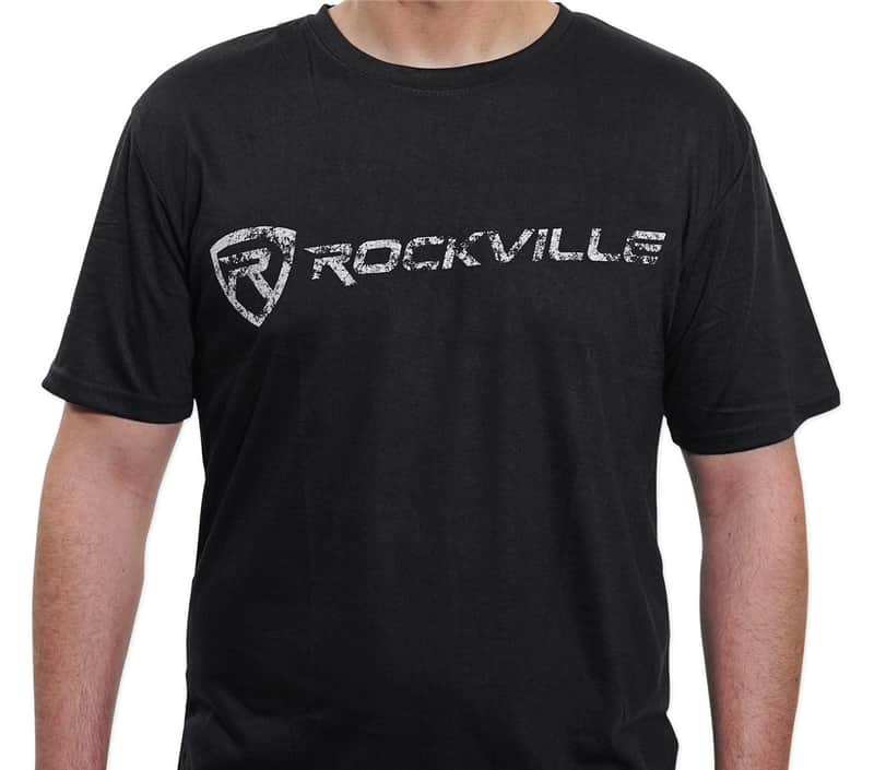 Rockville Fitted T-Shirt - Size Small - Dry-Fit & Comfy 65% Polyester/35% Cotton image 1