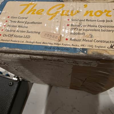 Marshall Original Marshall The Guv’nor – Made in England – Vintage UK Model w/ Original Box & Jim Marshall Manual 1989-1990 image 3